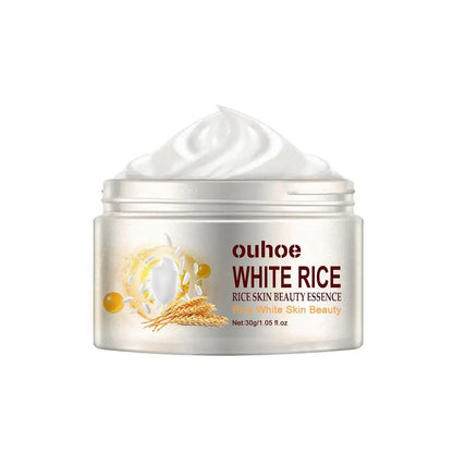 Creme Facial Arroz Branco 1/2/3 Unidades | Essência Iluminadora e Hidratante Leve