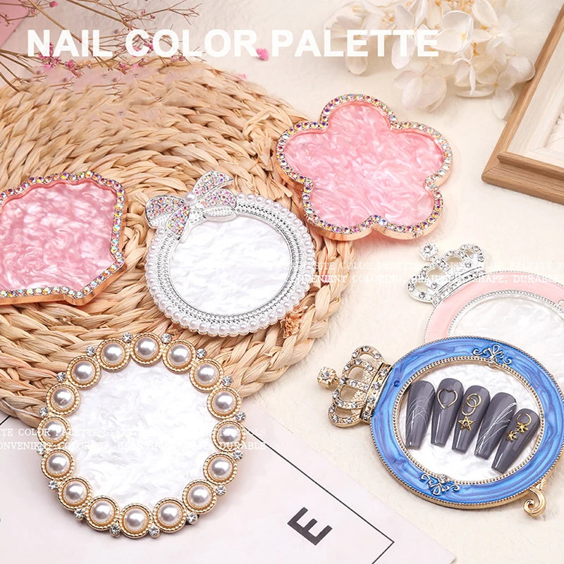 Paleta Mistura e Exposição para Nail Art - Display Profissional para Gel e Verniz