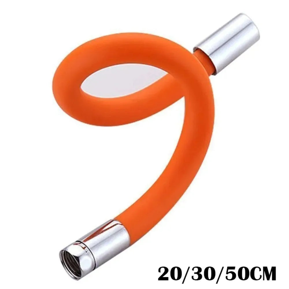 Extensor Torneira Flexível 360º Silicone - Tubo Alongador Rotável | 20/30/50cm