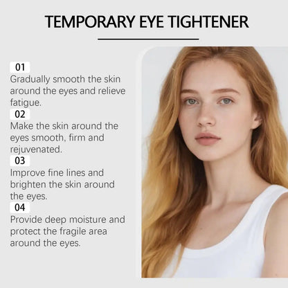 Creme Olhos Tensor Instantâneo Anti-Rugas – Efeito Lifting Imediato Firmeza Suaviza Linhas Finas