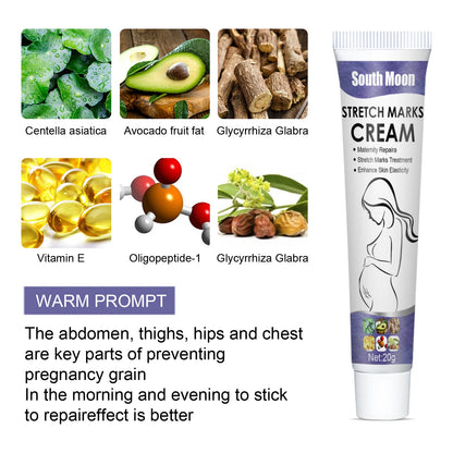 Creme Remoção Estrias Gravidez – Anti-Rugas Firmeza Reparador Hidratante Maternidade Pele Suave Corpo