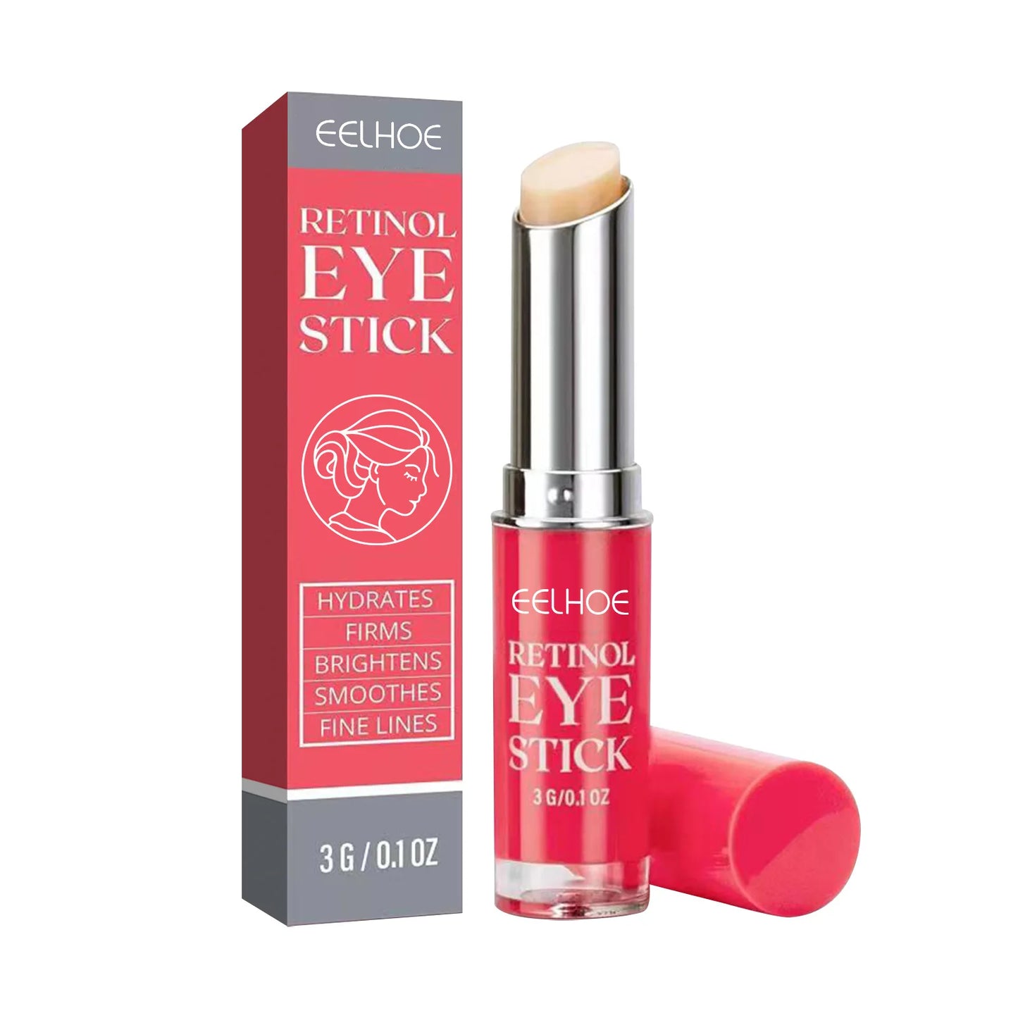 Creme Olhos Retinol Anti-Rugas – Firmeza Lifting Olheiras Bolsas Hidratante Clareador Iluminador