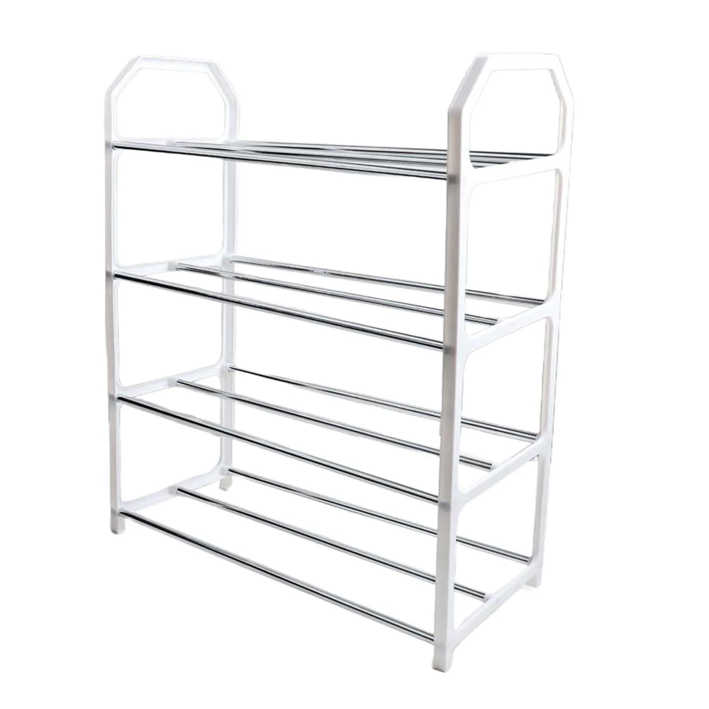 Sapateira Metálica de Múltiplos Níveis 50x42x18cm - Organizador de Sapatos para Sala e Quarto