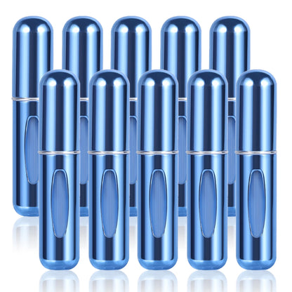 Frasco Perfume Recarga Inferior 5ml Kit 10un – Spray Recarregável Portátil Vazio Cosmético Viagem