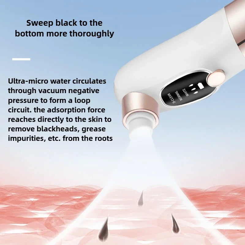 Aspirador de Poros Elétrico USB | Remove Cravos e Acne com Sução Recarregável