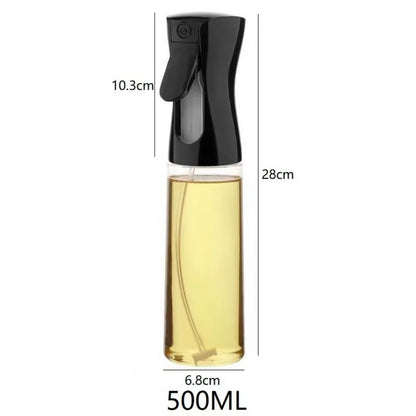Spray de Óleo para Cozinha - Pulverizador Dispensador Azeite Reutilizável Grau Alimentar Vinagre