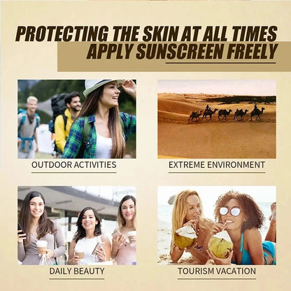 Protetor Solar Coreano Arroz SPF50++50ml – Hidratante Leve Sem Óleo Rosto e Corpo