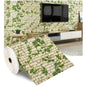 Papel de Parede 3D Autoadesivo Efeito Tijolo Antigo - 70cm x 1/5/10m Impermeável para Sala e Quarto