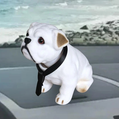 Boneco Cachorro Cabeça Balançante | Decoração Artesanal para Carro e Escritório