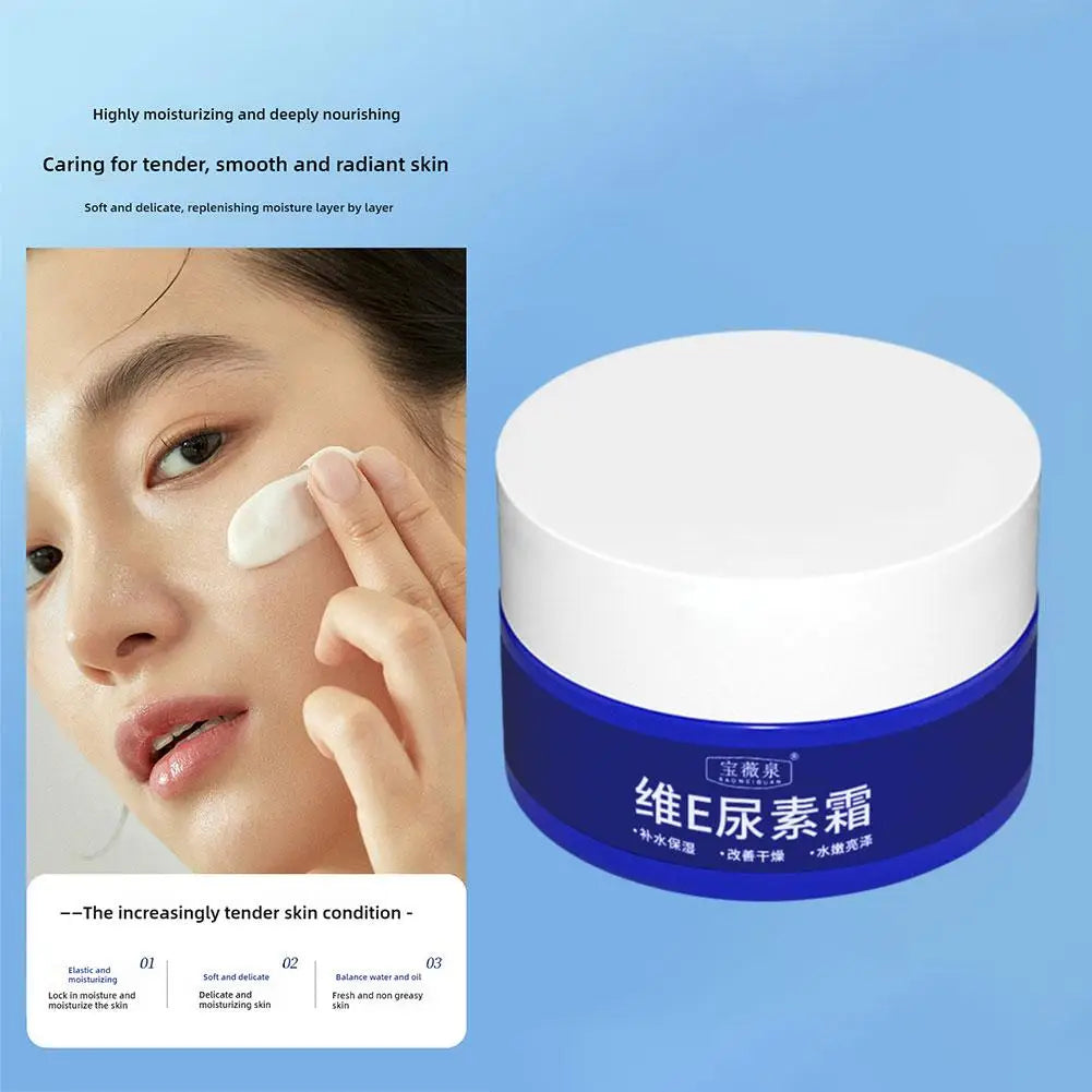 Creme Hidratante Ureia 70g Vitamina E 10% – Corpo Mãos Rosto Loção Pele Seca Reparador Rachaduras Suavizante