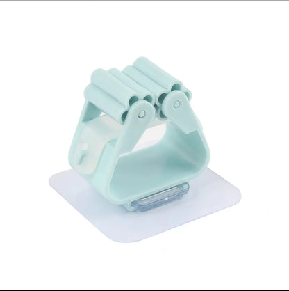 Gancho de Armazenamento para Vassoura e Mopa – Suporte Multiuso de Parede | Organizador Impermeável para Casa de Banho | Suporte para Ferramentas de Limpeza