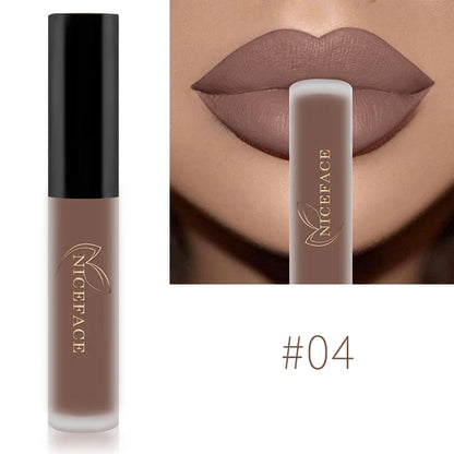 Batom Líquido Matte 34 Cores | À Prova d'Água para Lábios Perfeitos