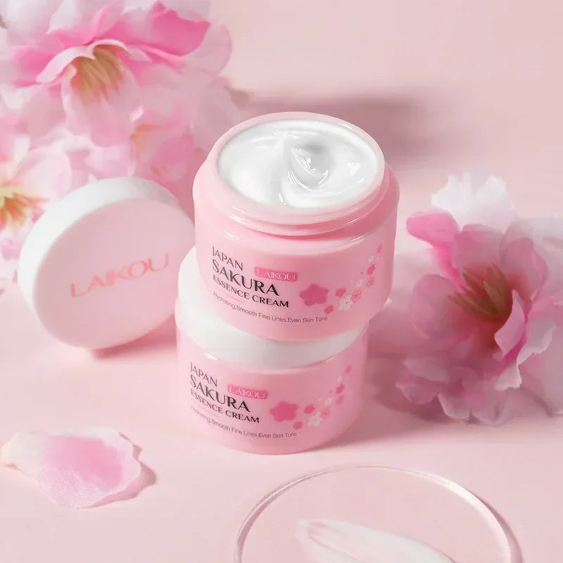 Creme Hidratante LAIKOU Sakura 25g – Clareador Nutritivo Controlo Oleosidade Reparador Hidratação Profunda
