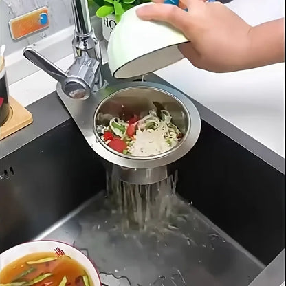 Cesta de Drenagem Cisne para Pia de Cozinha | Organizador Resistente que Economiza Espaço