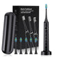 Escova Dentes Elétrica Sónica com 6 Cabeças - Timer Inteligente e Branqueamento Dental