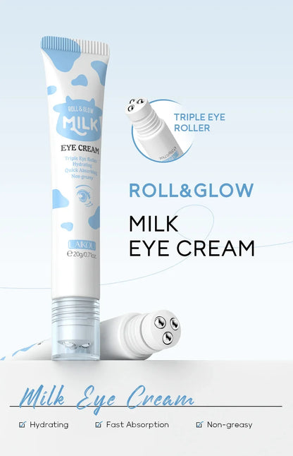 Creme Olhos LAIKOU Leite 20g – Olheiras Bolsas Firmeza Reduz Inchaço Hidratante Contorno Olhos