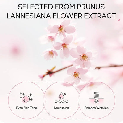 Kit Cuidados Pele Sakura 24 Peças – Máscaras Olhos Lábios Sérum Limpeza Tónico Essência Creme Hidratante