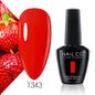 Verniz Gel NAILCO 15ml Série Vermelho Escuro – Cores Glitter UV Manicure Profissional Semi-Permanente
