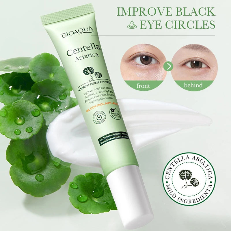 Creme Olhos Centella Asiatica – Hidratante Firmeza Clareia Olheiras Suaviza Linhas Nutre 20g