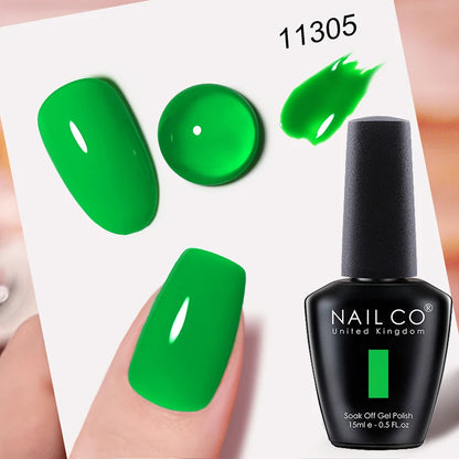 Verniz Gel NAILCO 15ml UV/LED Sem Hema/TPO – Base e Top Coat Profissional Semi-Permanente