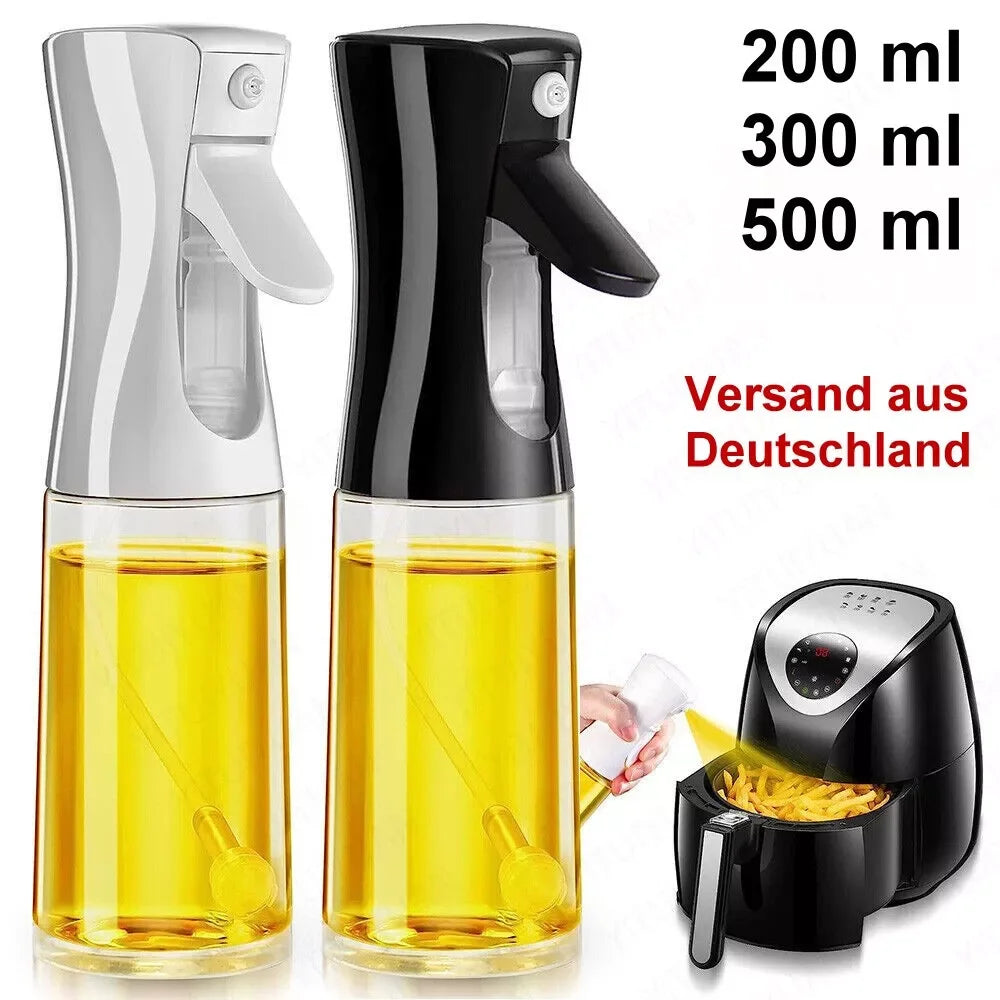 Spray de Óleo para Cozinha - Pulverizador Dispensador Azeite Reutilizável Grau Alimentar Vinagre