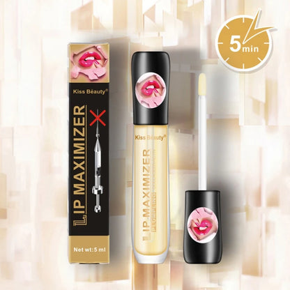Óleo Sérum Volumizador Lábios – Hidrata Repara Linhas Finas Aumenta Elasticidade Longa Duração Cuidado Lábios Sexy 5ml