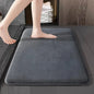 Tapete de Banho Super Absorvente Antiderrapante | Veludo Coral Premium
