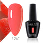Verniz Gel NAILCO 15ml Série Vermelho Escuro – Cores Glitter UV Manicure Profissional Semi-Permanente