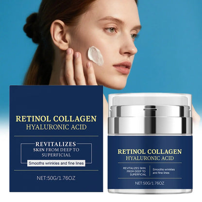Creme Retinol Lifting Firmeza – Anti-Idade Rugas Hidratação Profunda Colágeno Suaviza Linhas Rosto