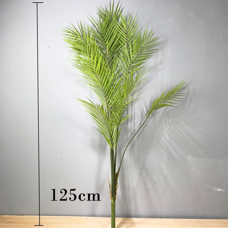 Árvore Palmeira Artificial 125cm | Decoração Tropical Realista para Interiores