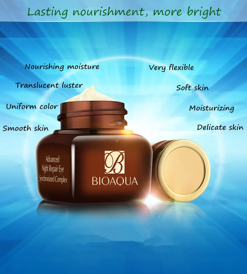 Sérum Olhos BIOAQUA Lift Firmeza – Hidratante Creme Olhos Remove Olheiras Cuidado Pele 20g