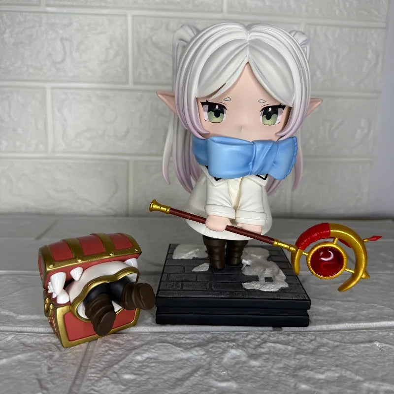 Figura Anime Lillian Roupa Inverno 18cm – Modelo Decorativo Artesanal Personagem Colecionável