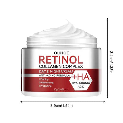 Creme Sérum Retinol 30g Facial Olhos – Firmeza Lifting Anti-Idade Reduz Rugas Linhas Finas