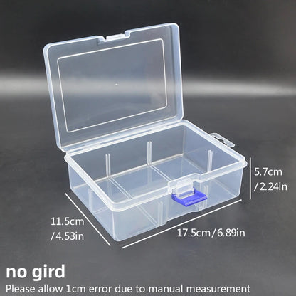 Caixas de Plástico Transparente Empilháveis | Organizador para Pequenos Objetos