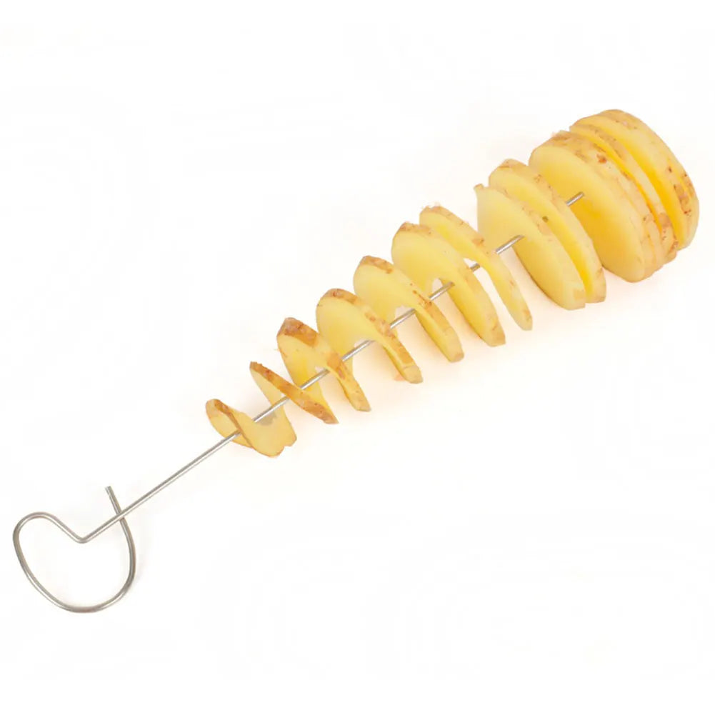 Fatiador Batata Espiral Giratório Inox