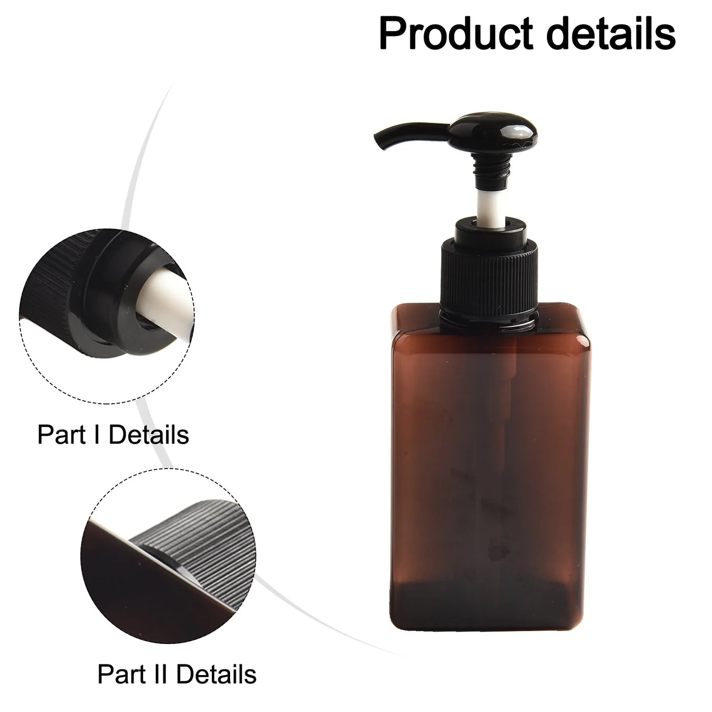 Dispensador Espuma Sabonete 150ml PETG - Recarregável Gel Banho Champô | 3 Cores