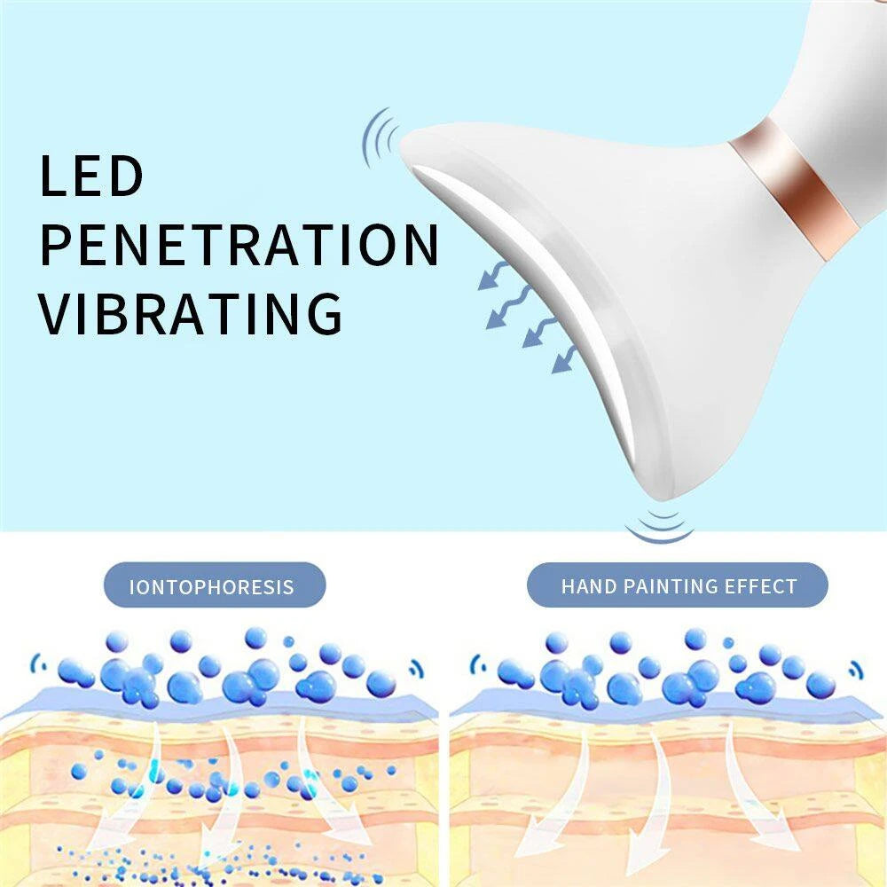 Dispositivo de Lifting Facial com Microcorrente | Massageador Anti-Envelhecimento | Rejuvenescimento da Pele | Pescoço, Rosto e Olhos