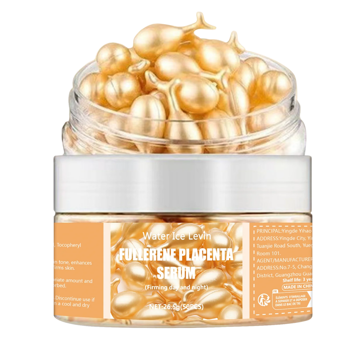 Cápsulas de Soro de Colágeno 50pcs | Anti-Rugas e Firmeza para Pele Jovem