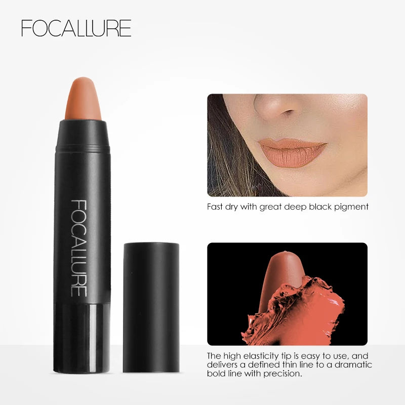 Batom Mate Focallure | 19 Cores À Prova de Água