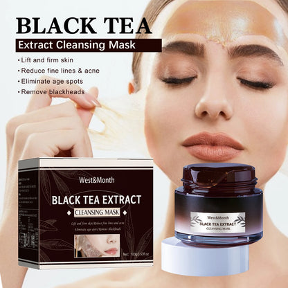 Máscara Facial West&Month Chá Preto - Limpa Poros Ilumina Rejuvenesce
