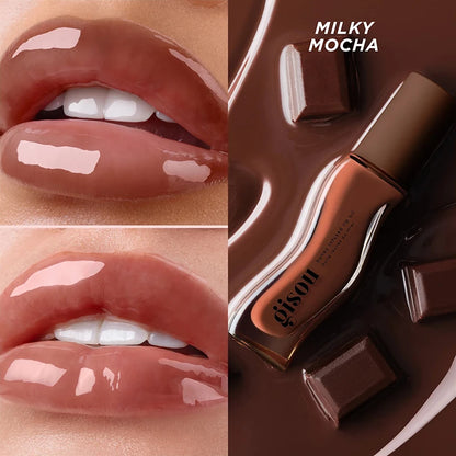 Gisou Lip Balm Óleo Labial Glazed Plum – Hidratação, Volume e Brilho para Lábios Perfeitos