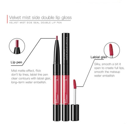 Delineador Labial À Prova de Água – Alta Pigmentação | Longa Duração | Resistente ao Suor | Contorno Perfeito