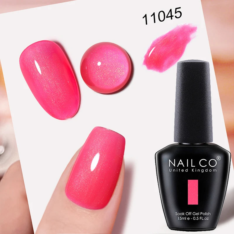Verniz Gel NAILCO 15ml UV/LED Sem Hema/TPO – Base e Top Coat Profissional Semi-Permanente
