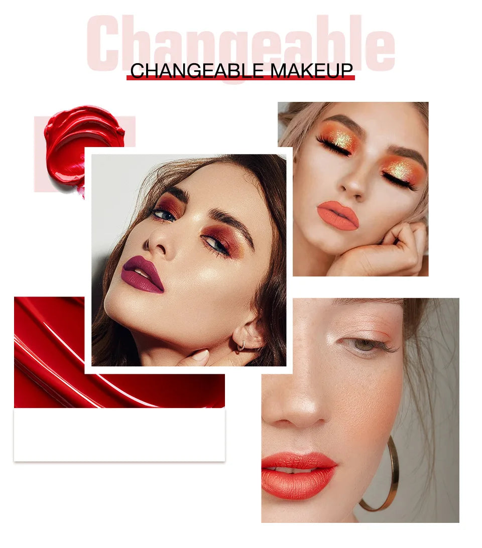 Batom 2 em 1 Matte e Gloss | 12 Cores para Todos os Looks