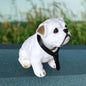 Boneco Cachorro Cabeça Balançante | Decoração Artesanal para Carro e Escritório