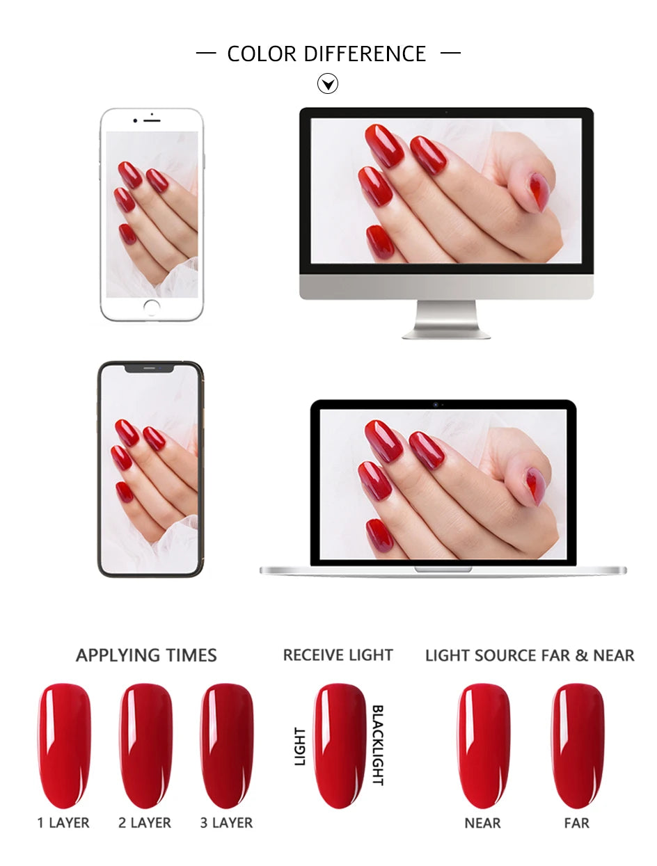 Verniz Gel NAILCO 15ml UV/LED Sem Hema/TPO – Base e Top Coat Profissional Semi-Permanente