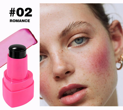 Blush Stick 2 em 1 Handaiyan | Tint Jelly para Lábios e Maçãs do Rosto