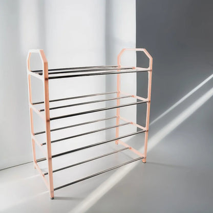 Sapateira Metálica de Múltiplos Níveis 50x42x18cm - Organizador de Sapatos para Sala e Quarto
