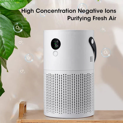 Purificador de Ar Portátil com Filtro HEPA - Remove PM2.5, Pó e Formaldeído para Alergias