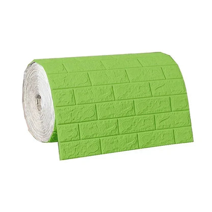 Papel de Parede 3D Autoadesivo Efeito Tijolo Antigo - 70cm x 1/5/10m Impermeável para Sala e Quarto